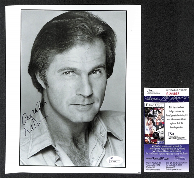 Lot of 3 - 8x 10 Actors Photographs w. Lee Majors - JSA